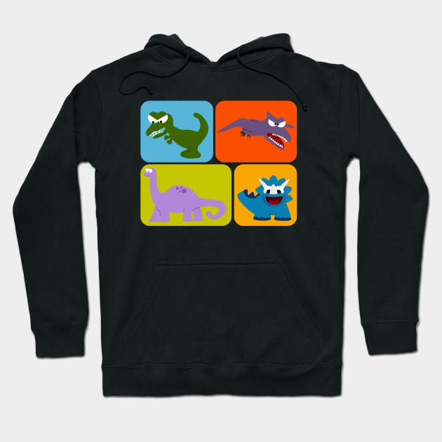 Dinosaur Team Hoodie by soniapascual